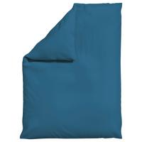 BETTDECKENBEZUG WOVEN SATIN - Blau, Basics, Textil (155/220cm) - Schlafgut