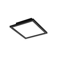 Deckenleuchte L: 30 cm dimmbar mit Smartphone-Steuerung - Schwarz, Basics, Metall (30/30/5cm) - Connect Z