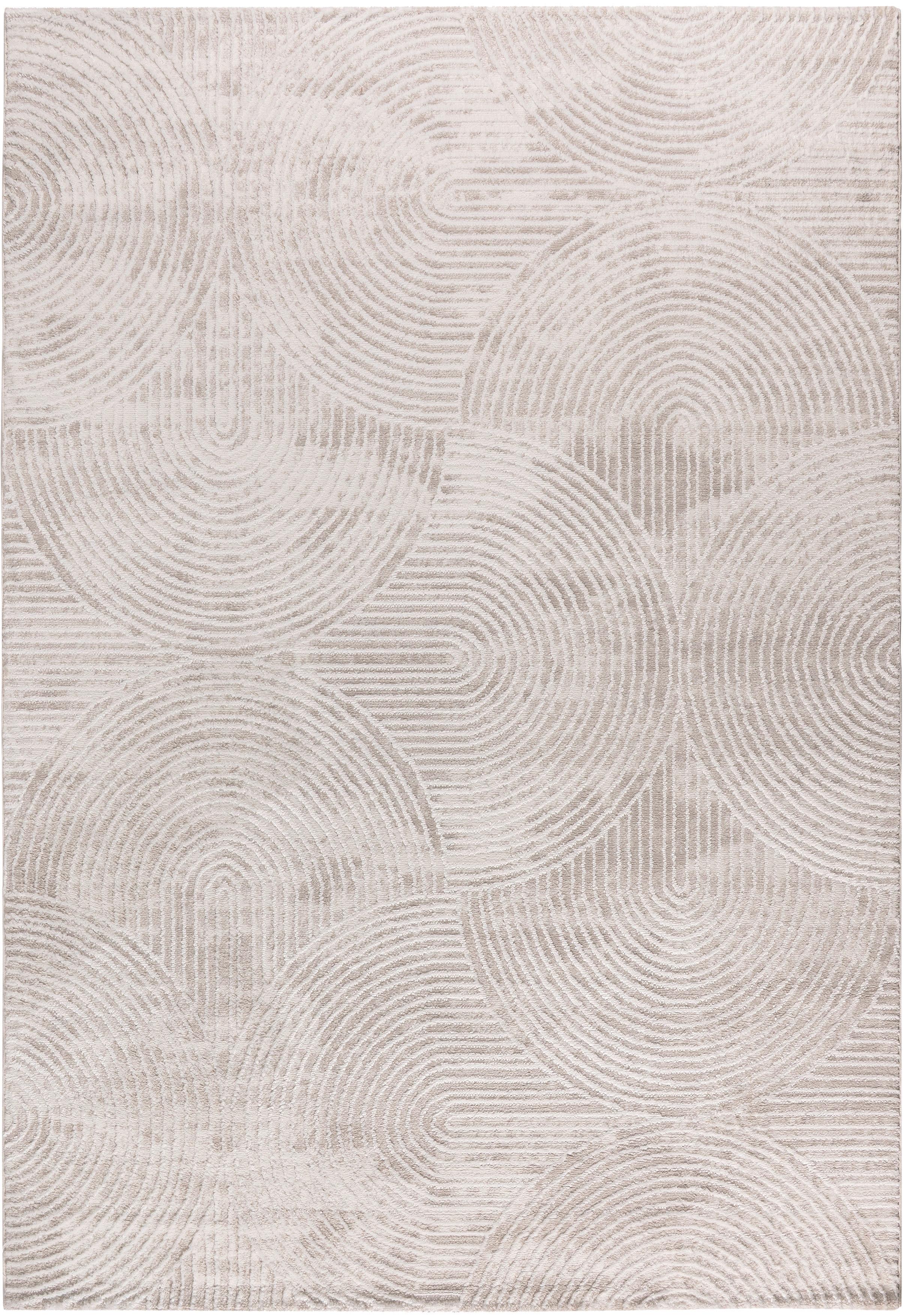 Webteppich Levana - Creme, ROMANTIK / LANDHAUS, Kunststoff/Textil (80/150cm) - James Wood