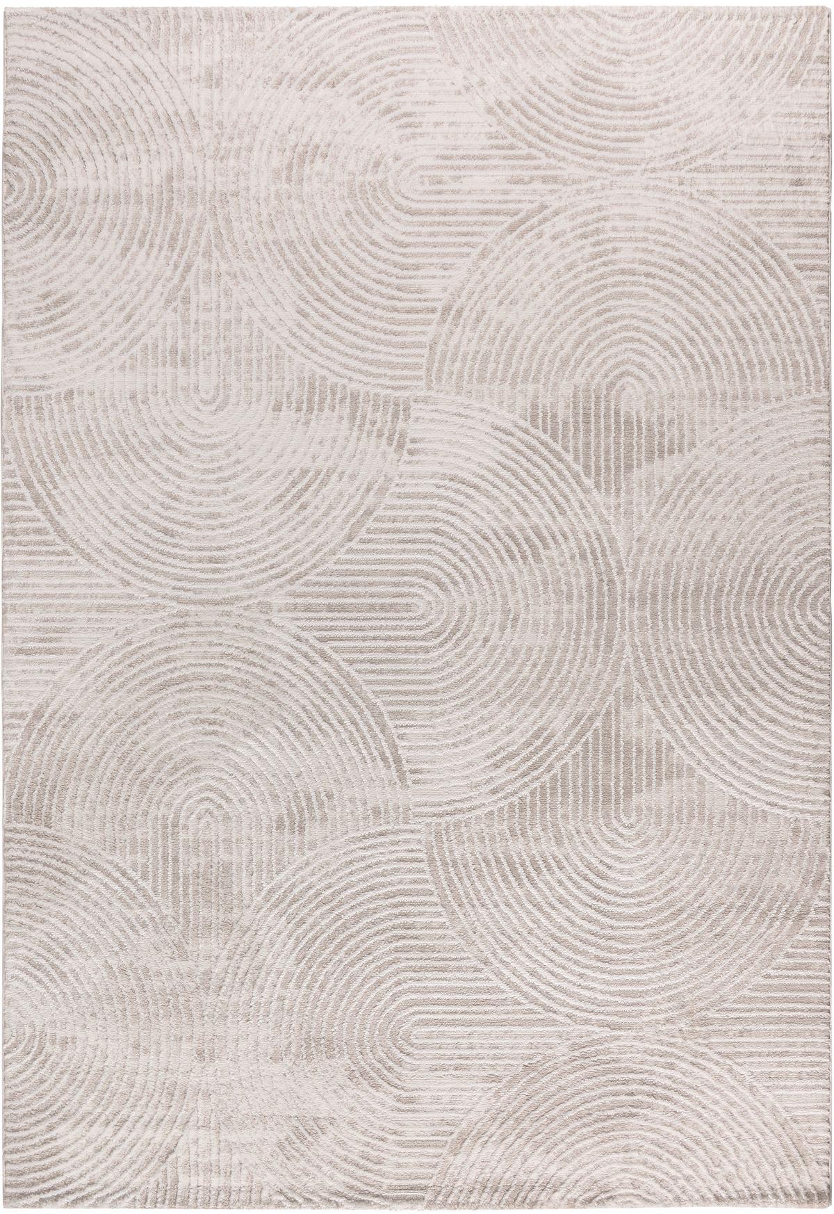 Webteppich Levana - Creme, ROMANTIK / LANDHAUS, Kunststoff/Textil (80/150cm) - James Wood