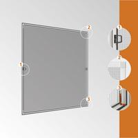 Fliegengitter Is Plus Fenster 140x150cm - Basics (140/150cm)