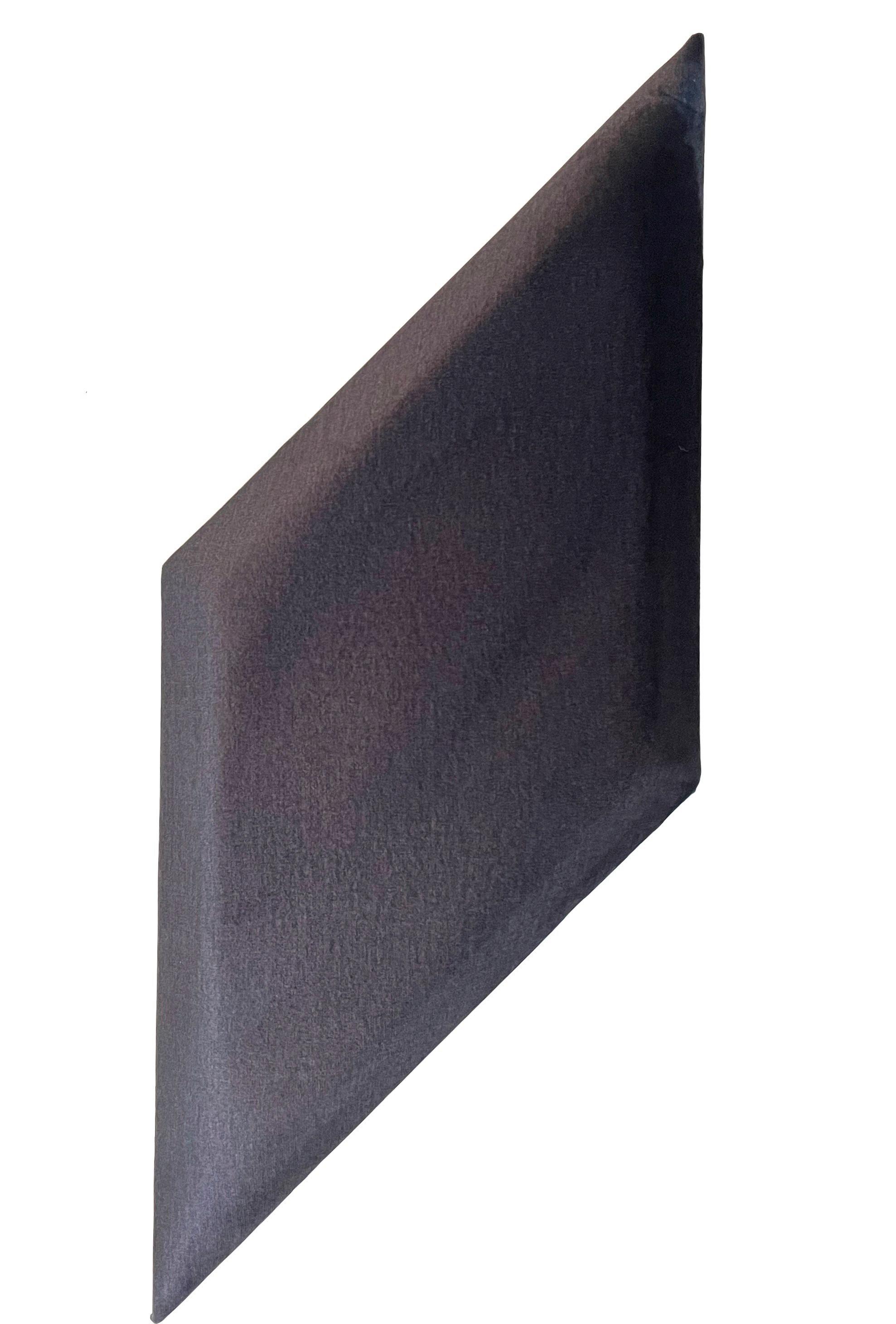 čalúnený panel 2ks, 30x59cm rovnobežník, antracitová - antracitová, Basics, textil (29,5/59/4cm) - MID.YOU