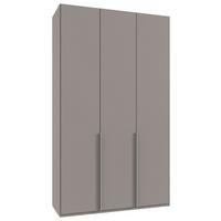 Drehtürenschrank New York Grau/Sahara B: 135 cm - Grau/Sahara, MODERN, Holzwerkstoff (135/236/58cm) - MID.YOU