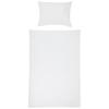 Seersucker Bettwäsche 140x200 Cm Milena Baumwolle Weiß - Weiß, KONVENTIONELL, Textil (140/200cm) - Luca Bessoni