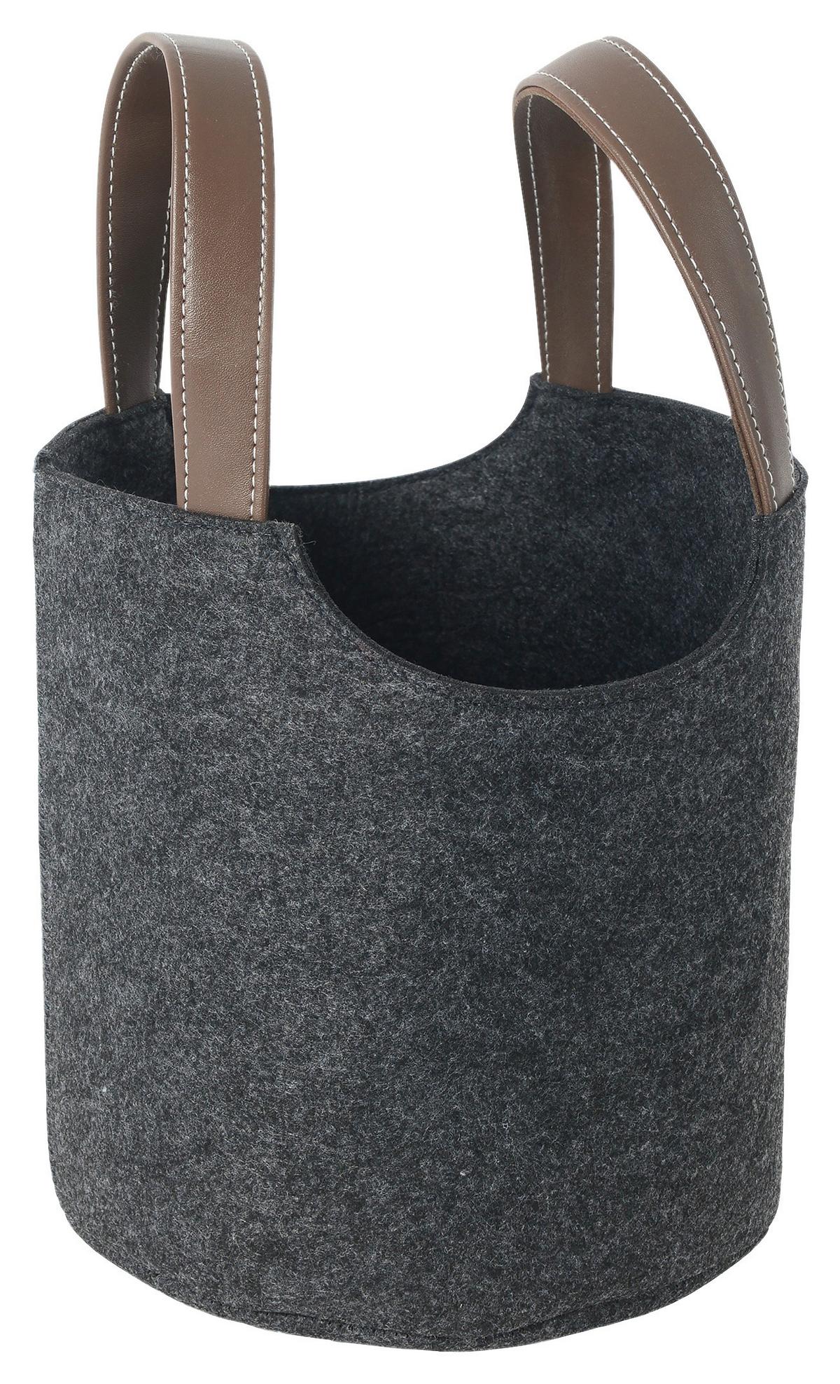 Korbset Malia - Dunkelgrau, KONVENTIONELL, Kunststoff/Textil - James Wood