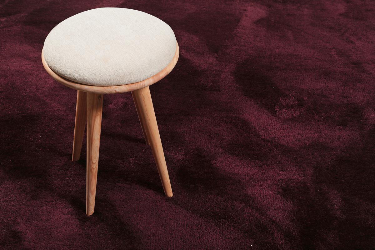 Hochflorteppich Relaxx - Rot, KONVENTIONELL, Textil (120cm) - Esprit