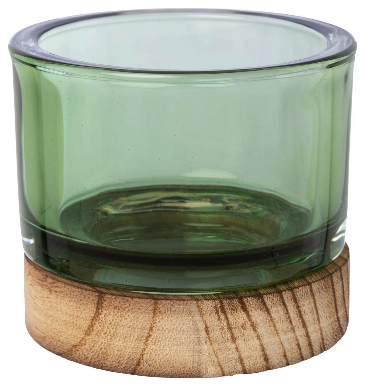 SVIETNIK MAJA II - hnedá/číra, Basics, sklo (8,5/13cm) - Modern Living