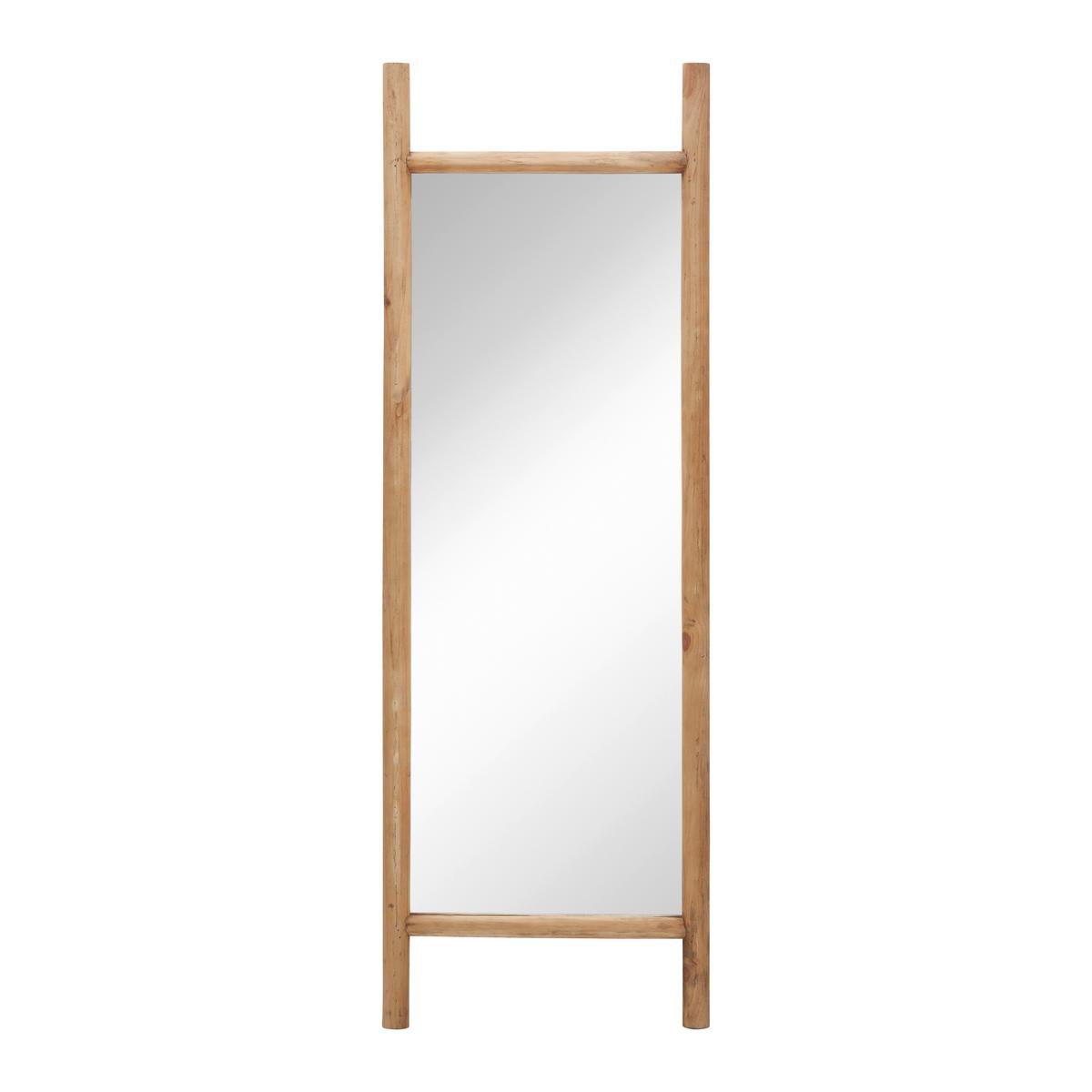 Zrcadlo masiv JASMIN - přírodní barvy, Moderní, dřevo/sklo (57/170/5cm) - Livetastic