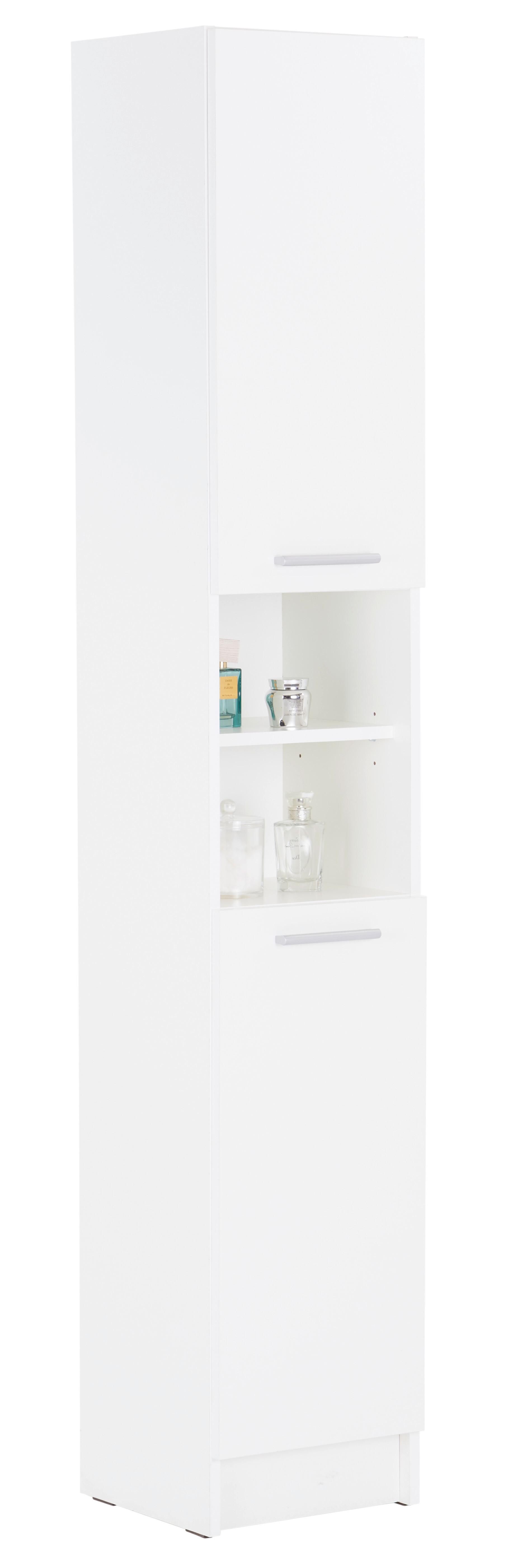 Hochschrank Mit Offene Fächer Verona B: 32,6 Cm, Weiß - Weiß, KONVENTIONELL, Holzwerkstoff (32,6/189/32,5cm)