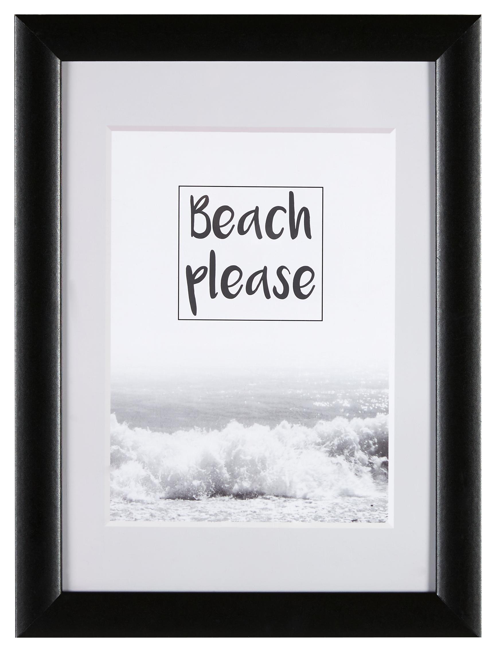 Képkeret Noah - Fekete, konvencionális, Üveg/Fa (21/29,7cm) - Luca Bessoni