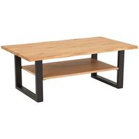 COUCHTISCH DALIAN - Schwarz/Naturfarben, MODERN, Holz/Holzwerkstoff (120/42/65cm)