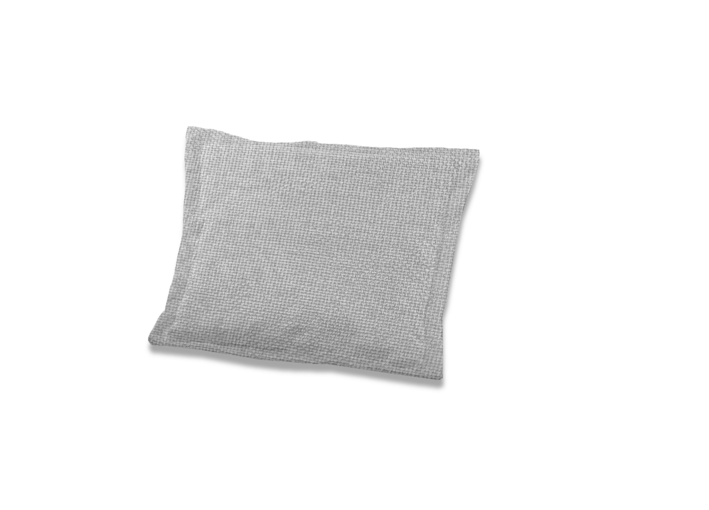 ZIERKISSEN Samoa Hellgrau B: 60 cm