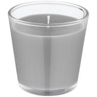 KERZE IM GLAS MAURICE *PHE* - Klar/Grau, KONVENTIONELL, Glas/Paraffin (7,5/7,5cm) - Ondega