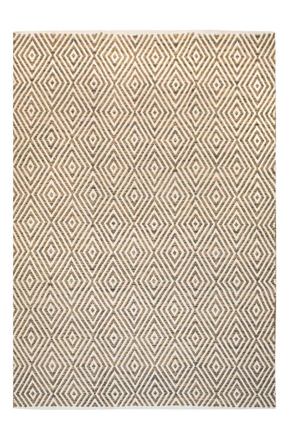 Flachwebteppich Aperitif Braun/Beige, 160x230 cm - Beige/Braun, KONVENTIONELL, Textil (160/230cm)