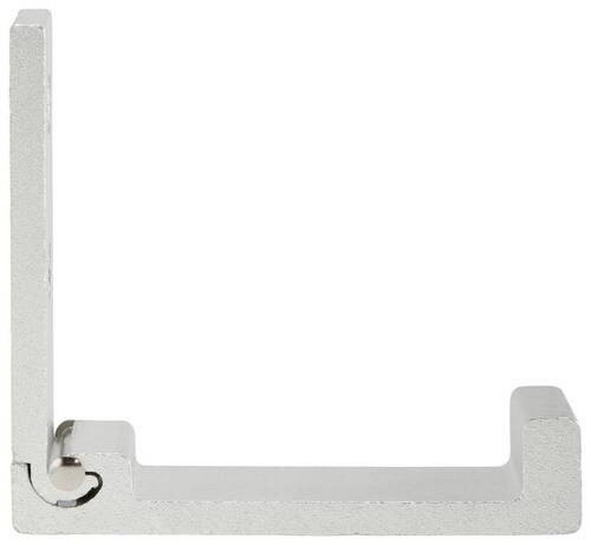 VEŠIAKOVÝ HÁČIK MAX -SB- - strieborná, kov (3/8/2cm) - Mömax
