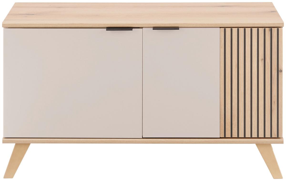 Garderobe Clever Kaschmir /Eichefarben B: 145,5cm - Kaschmir/Eichefarben, MODERN, Holzwerkstoff (145,5/193/38cm)