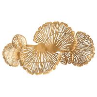 Wanddeko Vertica Goldfarben B: 115 Cm - Goldfarben, Basics, Metall (115/64/5cm)