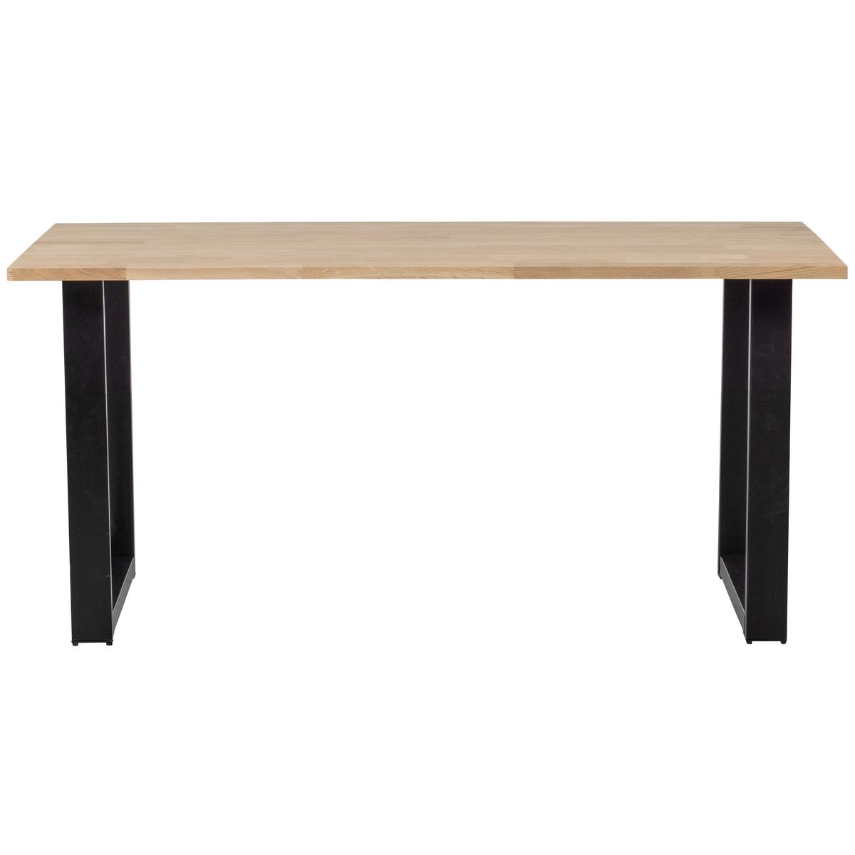 TISCHGESTELL Tablo Schwarz B: 79cm - Schwarz, MODERN, Metall (79/72/10cm) - Livetastic