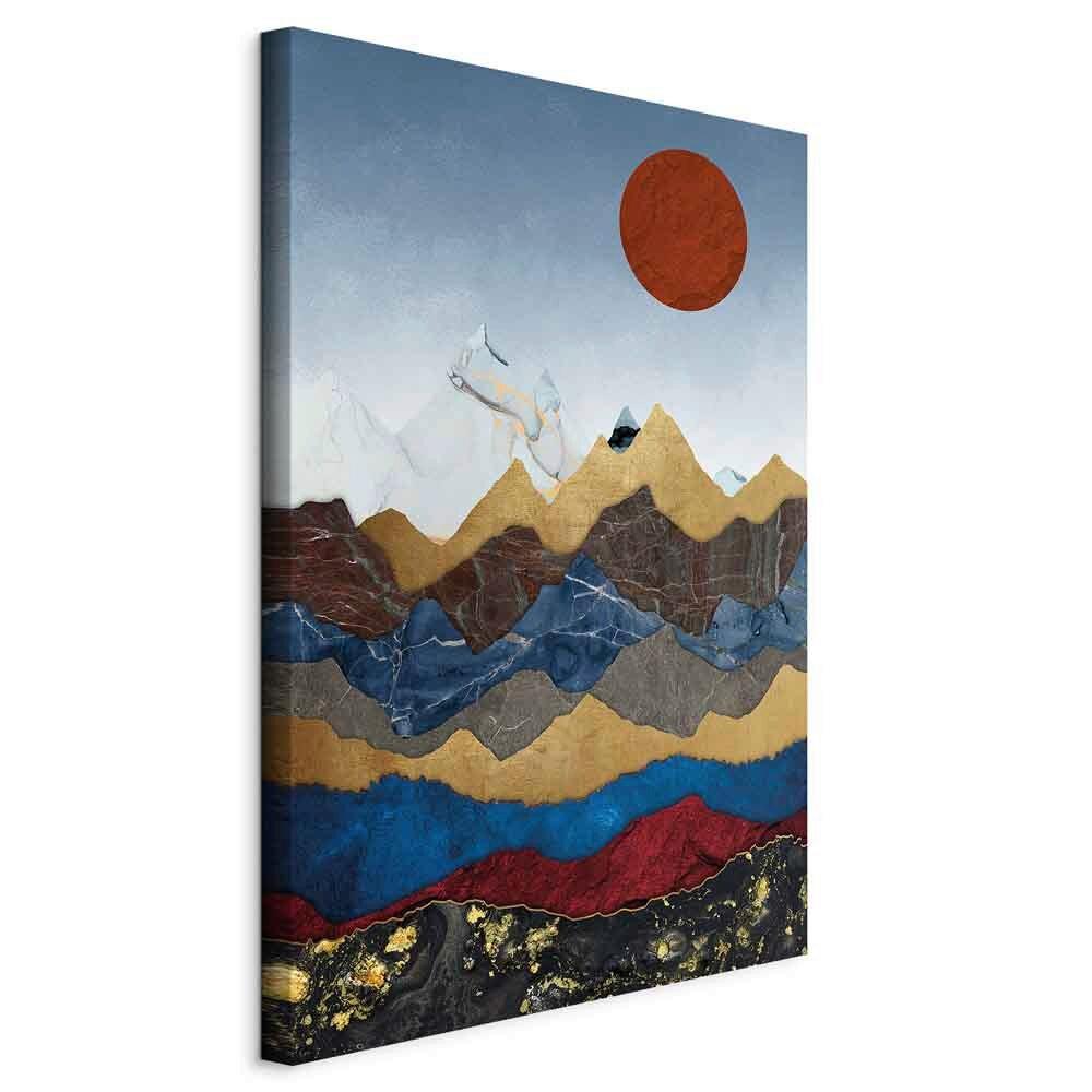Leinwandbild Colombia's Heart Multicolor B: 40 cm - Multicolor, Basics, Holzwerkstoff/Textil (40/60/1,2cm) - artgeist