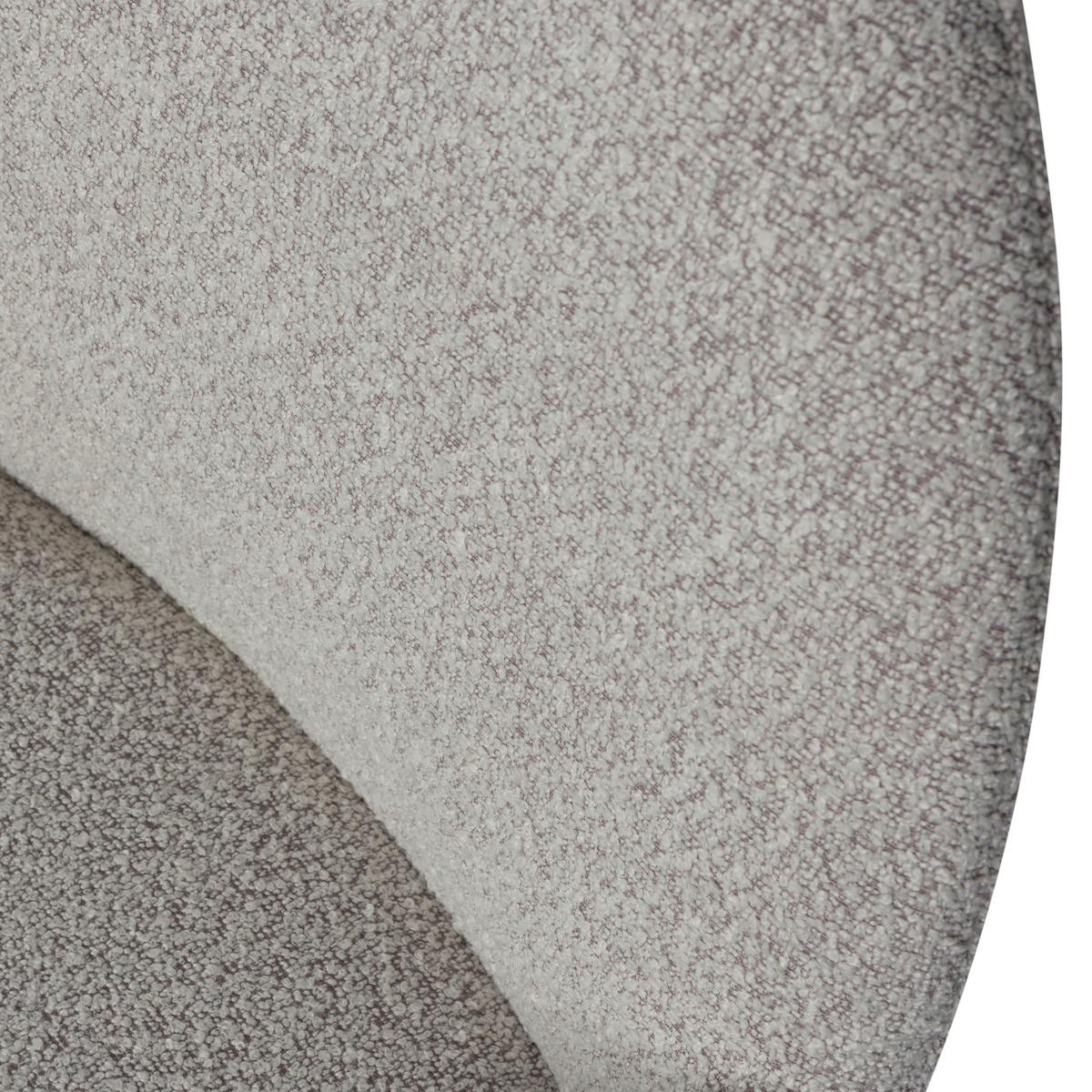 ARMLEHNSTUHL Elegance Greige B: 54cm - Greige, Design, Textil (54/83/57cm) - Livetastic