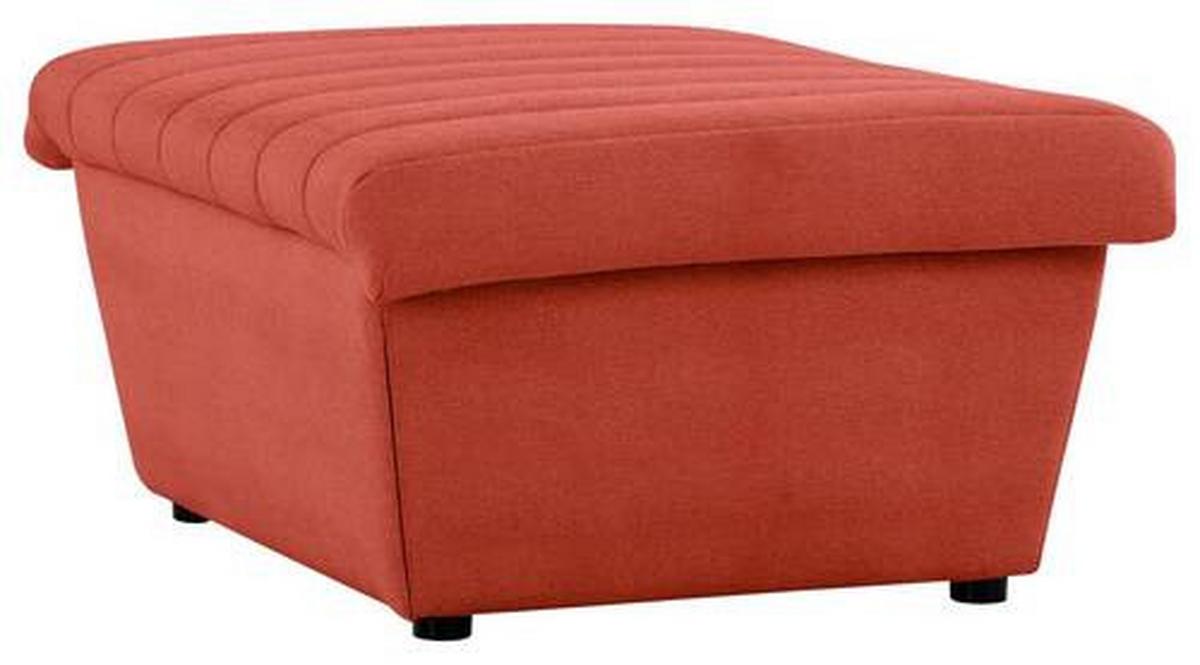 Hocker Looks Viii - Schwarz/Orange, Design, Textil (90/43/105cm) - LOOKS by W.Joop