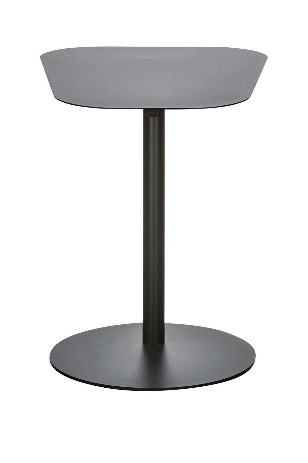 Beistelltisch Lia Schwarz B: 50 cm - Schwarz, Design, Metall (50/38/50cm) - Livetastic