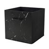 Faltbox Martin - Schwarz, KONVENTIONELL, Karton/Holz (33/33/32cm) - James Wood