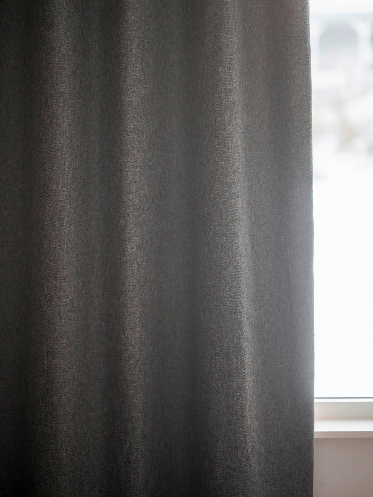 HOTOVÝ ZÁVES DIANA - sivá, Basics, textil (140/280cm) - Svanefors