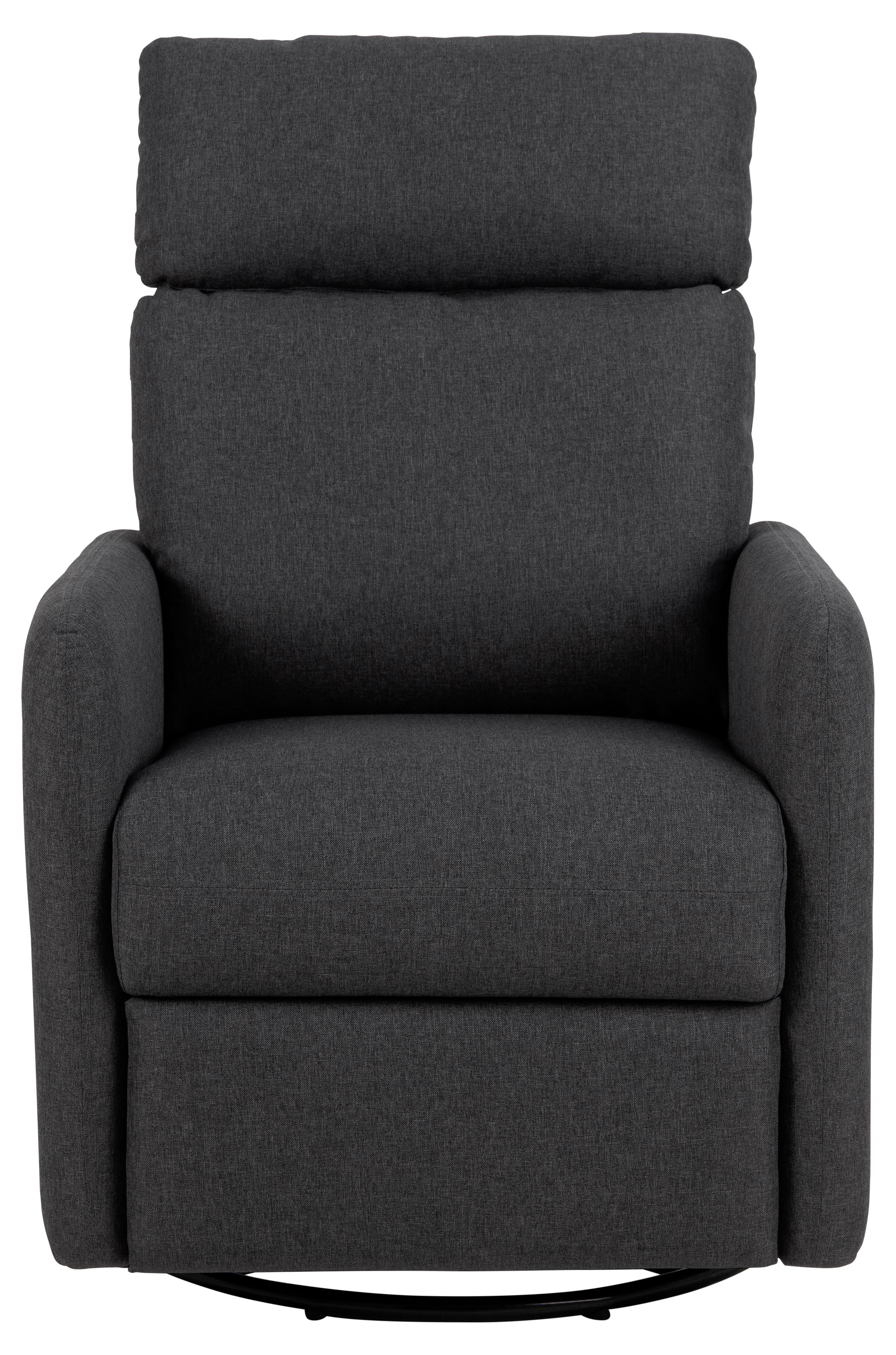 Fernsehsessel Mikkeli - Schwarz/Grau, KONVENTIONELL, Textil (93,5/99/67cm) - MID.YOU
