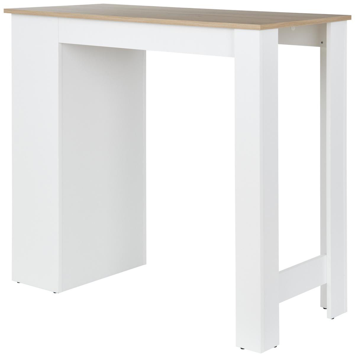 Bárasztal Mojito  83-694-t2 Mojito 83-694-T2 - tölgyfa színű/fehér, Konventionell, faalapú anyag (115/50/103cm)