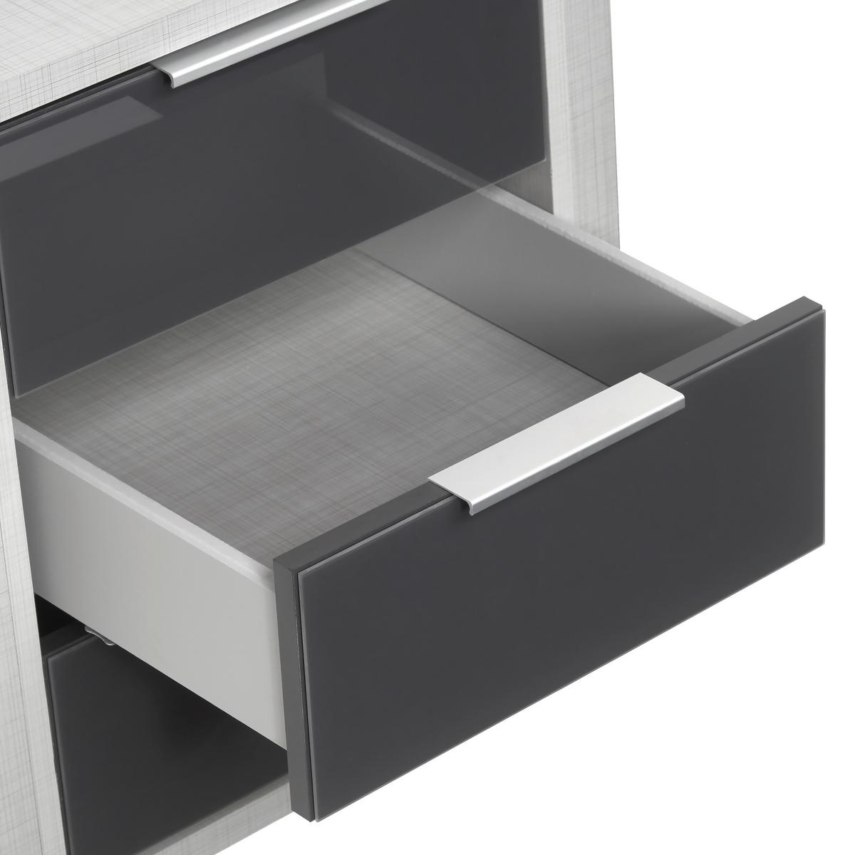 Schubkasteneinsatz Schubkasteneinsatz - Grau, MODERN, Holzwerkstoff (43/51/50cm) - MID.YOU