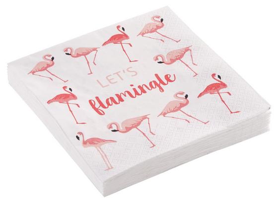 Servítky Flamini - pink/biela, papier (33/33cm) - Mömax modern living Servítky Flamini - pink/biela, papier (33/33cm) - Mömax modern living