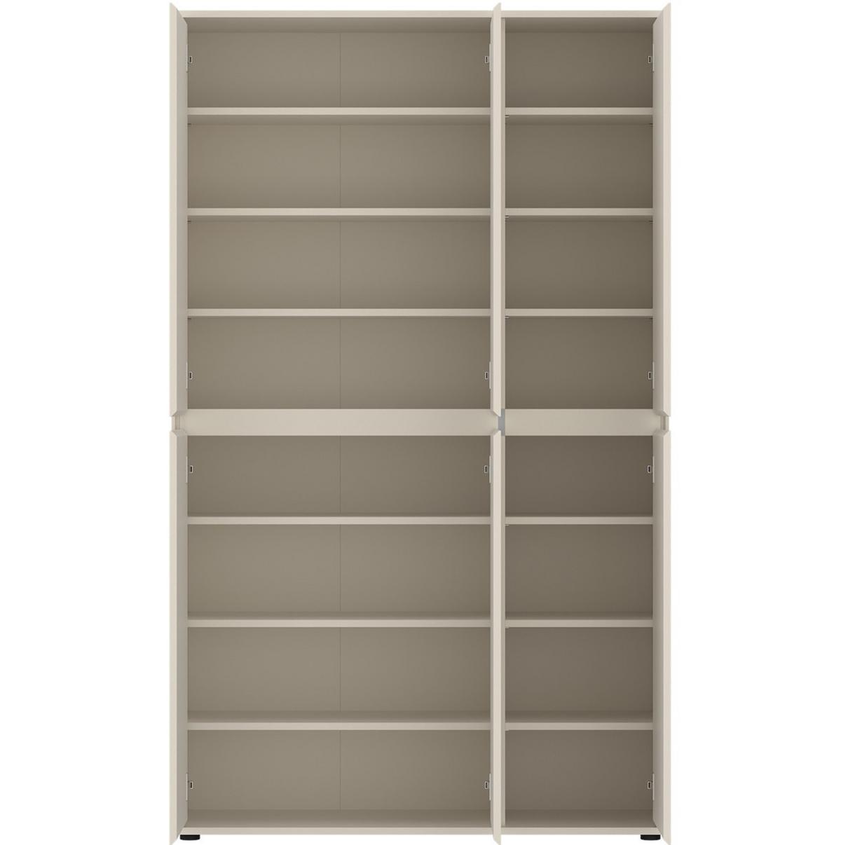 Garderobenschrank Zapato Kaschmir B: 111,5cm - Kaschmir, Design, Holzwerkstoff (111,5/185,9/35,3cm) - Livetastic