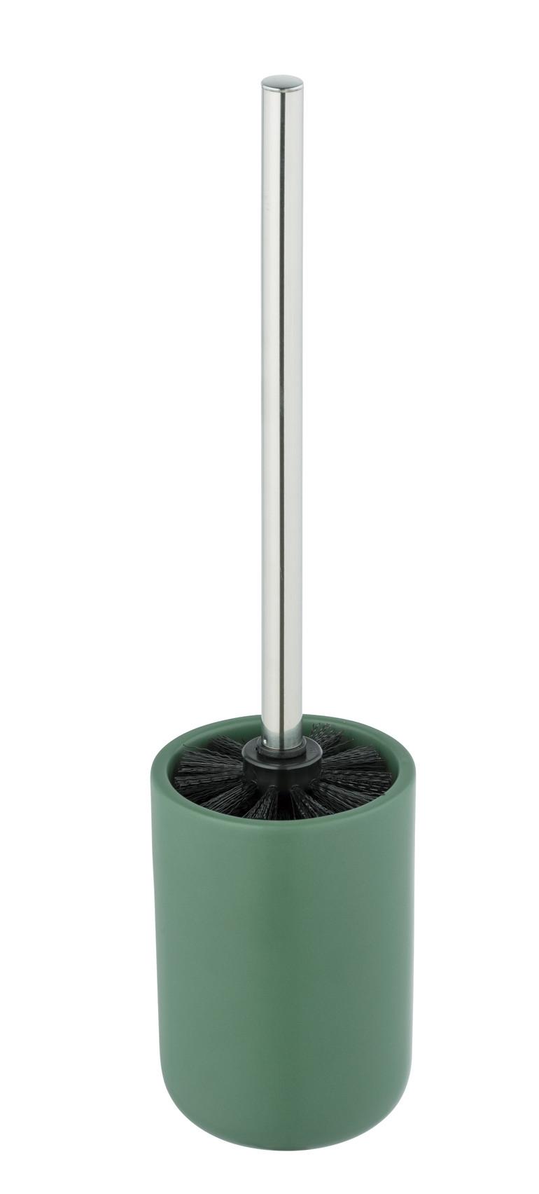 WC-Bürstengarnitur Alllstar Olinda 70203400 - Chromfarben/Grün, KONVENTIONELL, Keramik/Kunststoff (9,5/40/9,5cm) - Schöner Wohnen