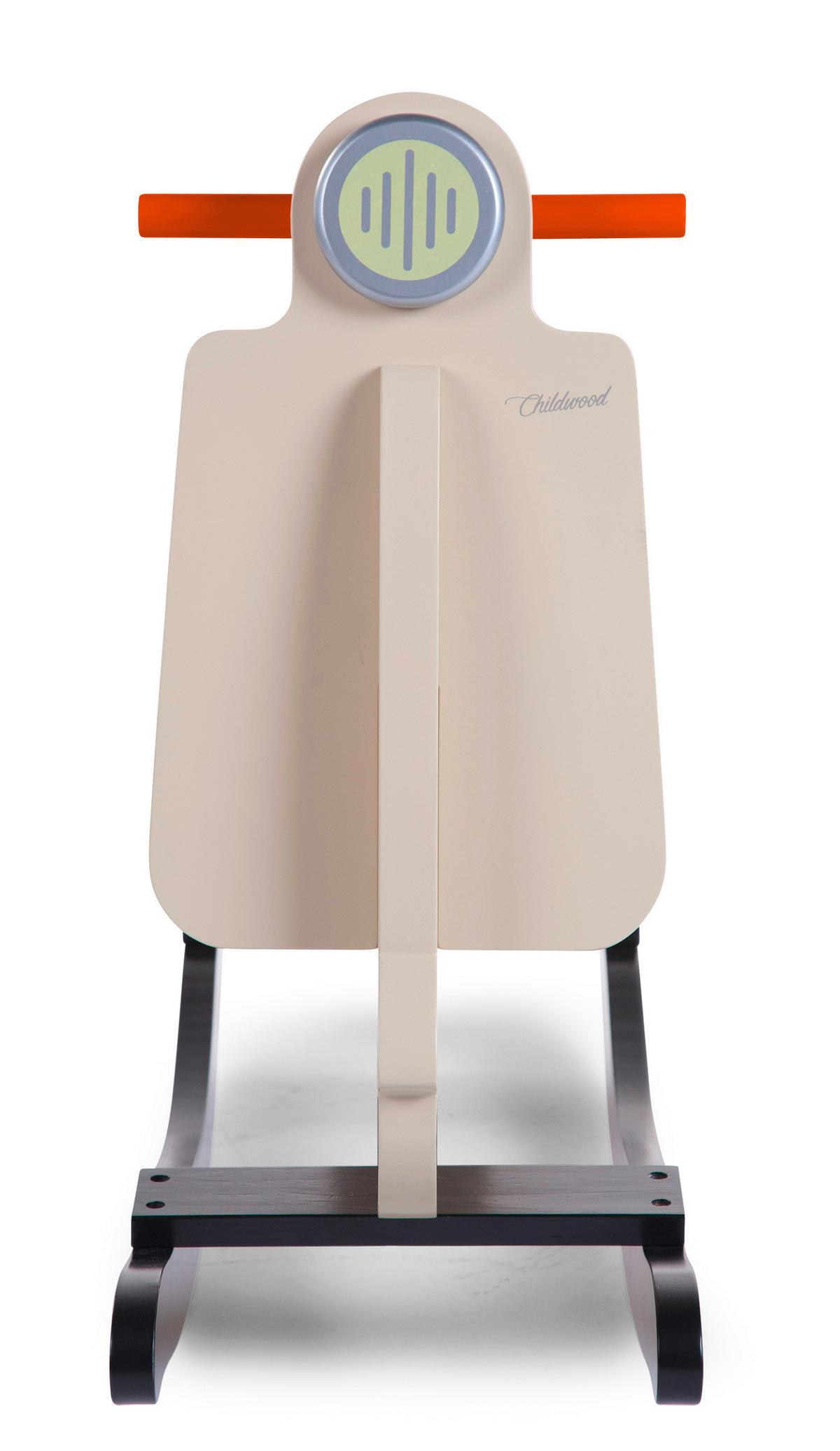 Schaukeltier Roller Creme, L: 70 cm - Creme, Basics, Holzwerkstoff (70/25/57cm) - Childhome