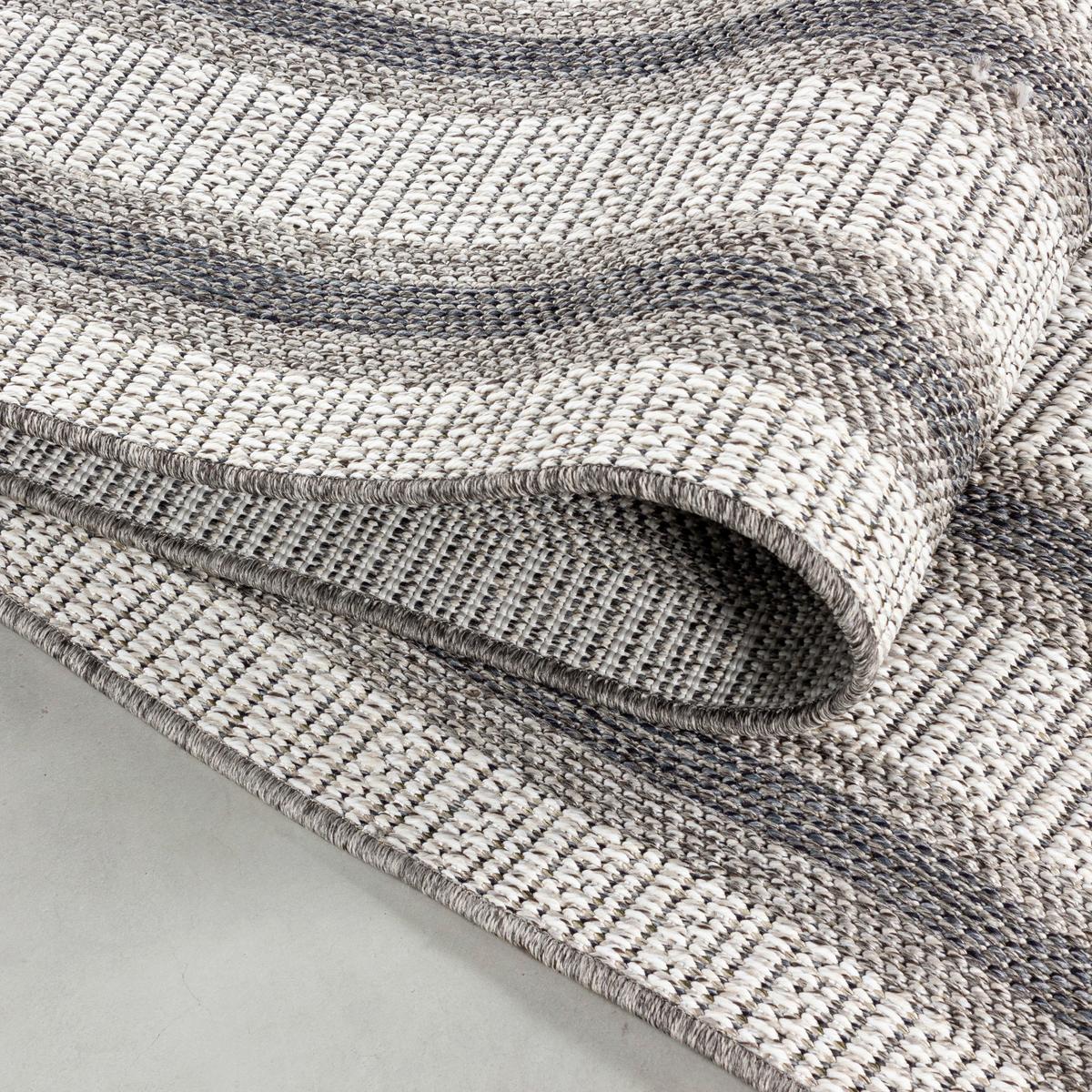 Flachwebteppich Aruba - Creme, Design, Textil (60/100cm)