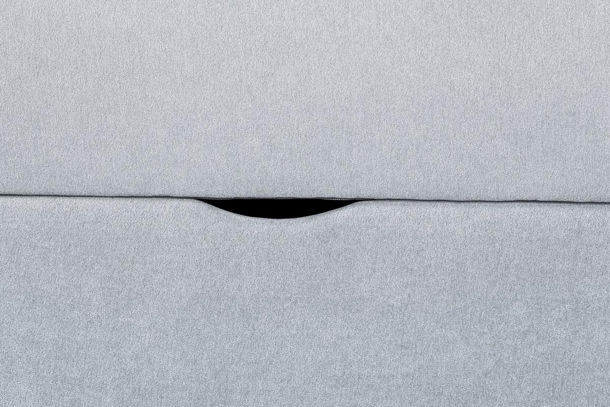 Box-ágy Black Diamond - világosszürke, Design, textil (160/200cm) - Modern Living
