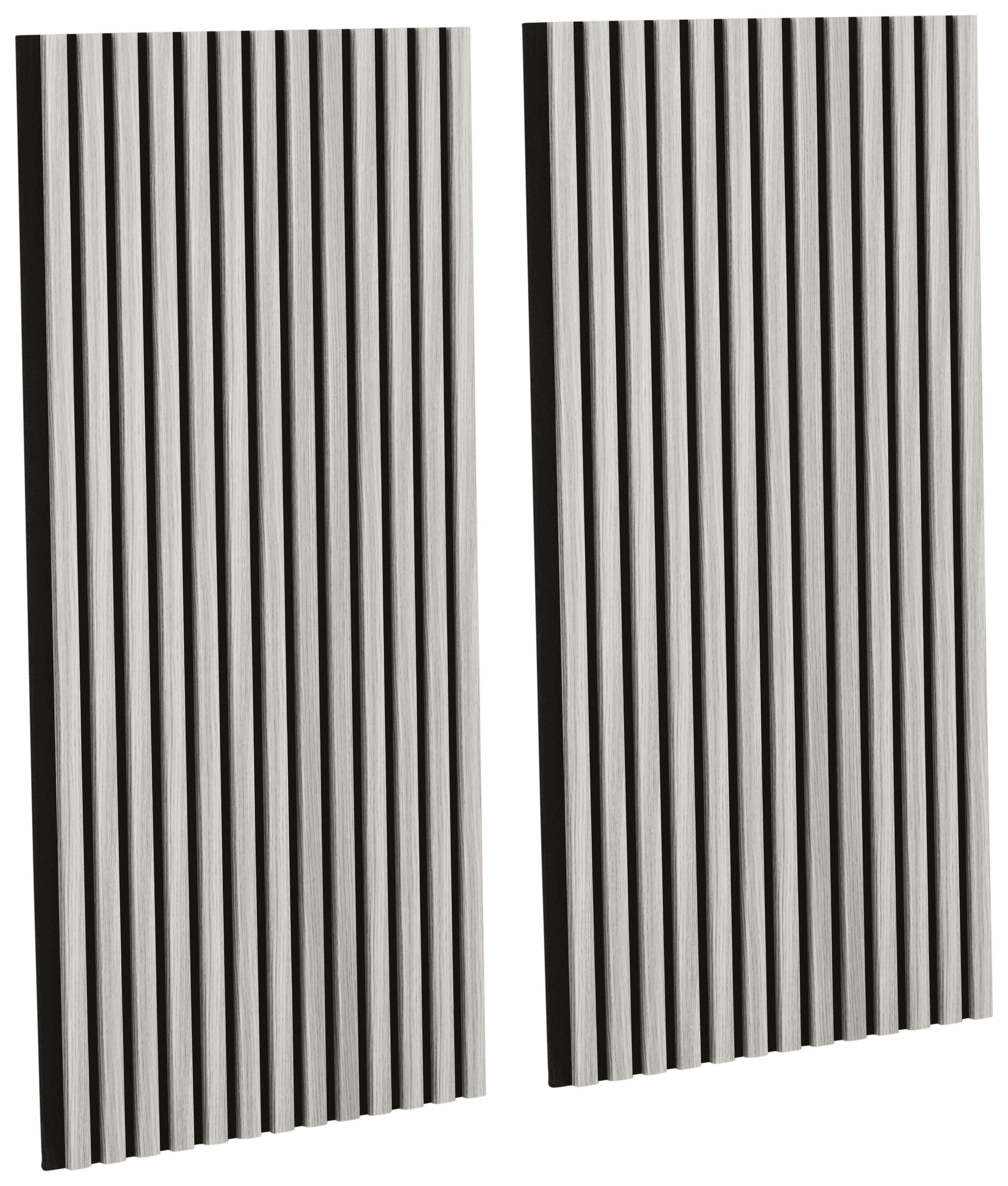 Akustikpaneel Josef - Eichefarben/Weiß, MODERN, Holzwerkstoff/Kunststoff (60/120/2cm)
