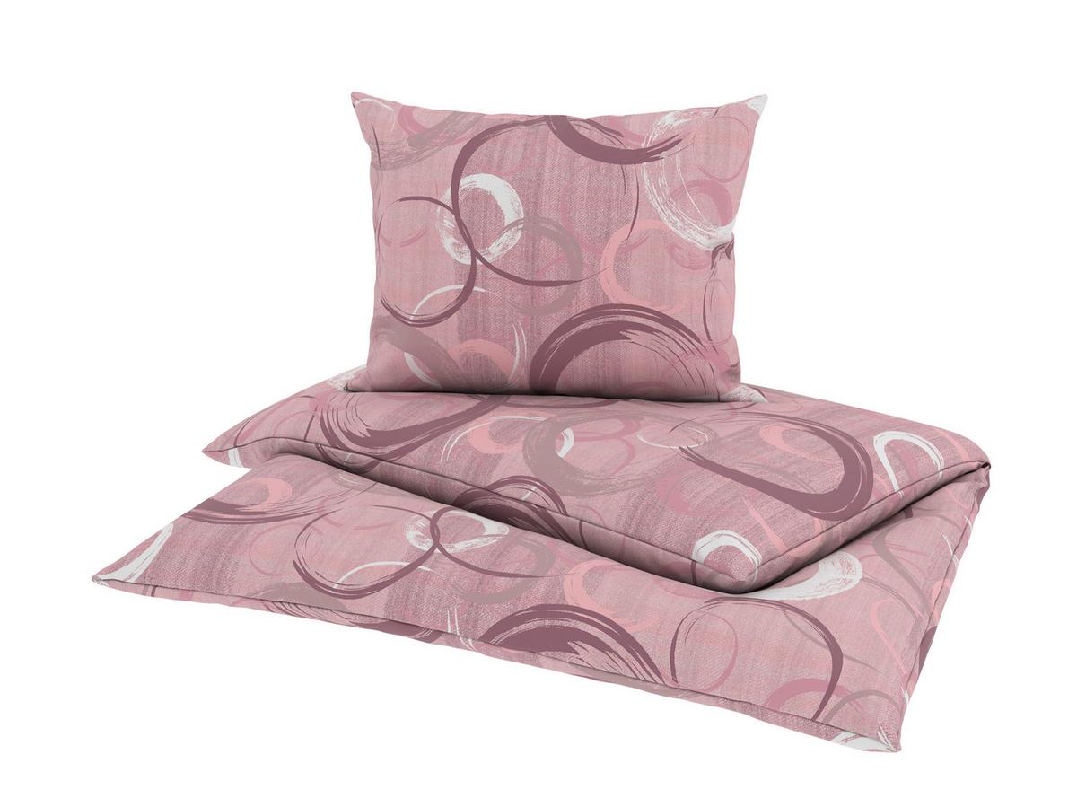 Bettwäsche Barbara - Rosa, MODERN, Textil - Luca Bessoni