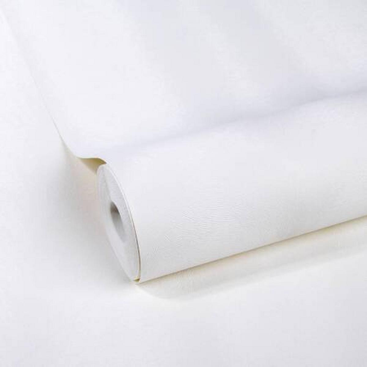 Vliestapete 5673551 - Weiß, Basics, Papier/Kunststoff (52/1000cm)