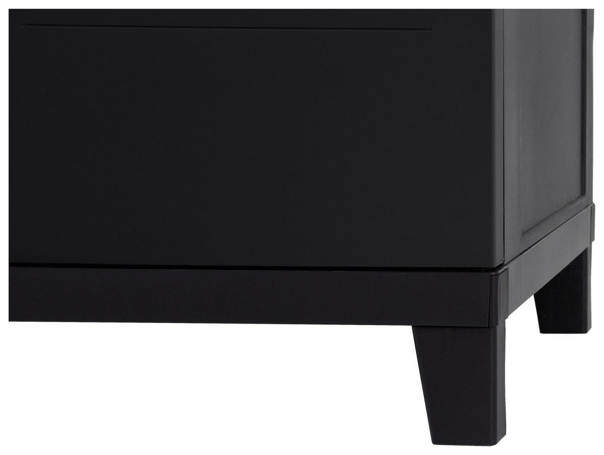 Geräteschrank 66/172/40 cm - Anthrazit, Basics, Kunststoff (66/172/40cm)