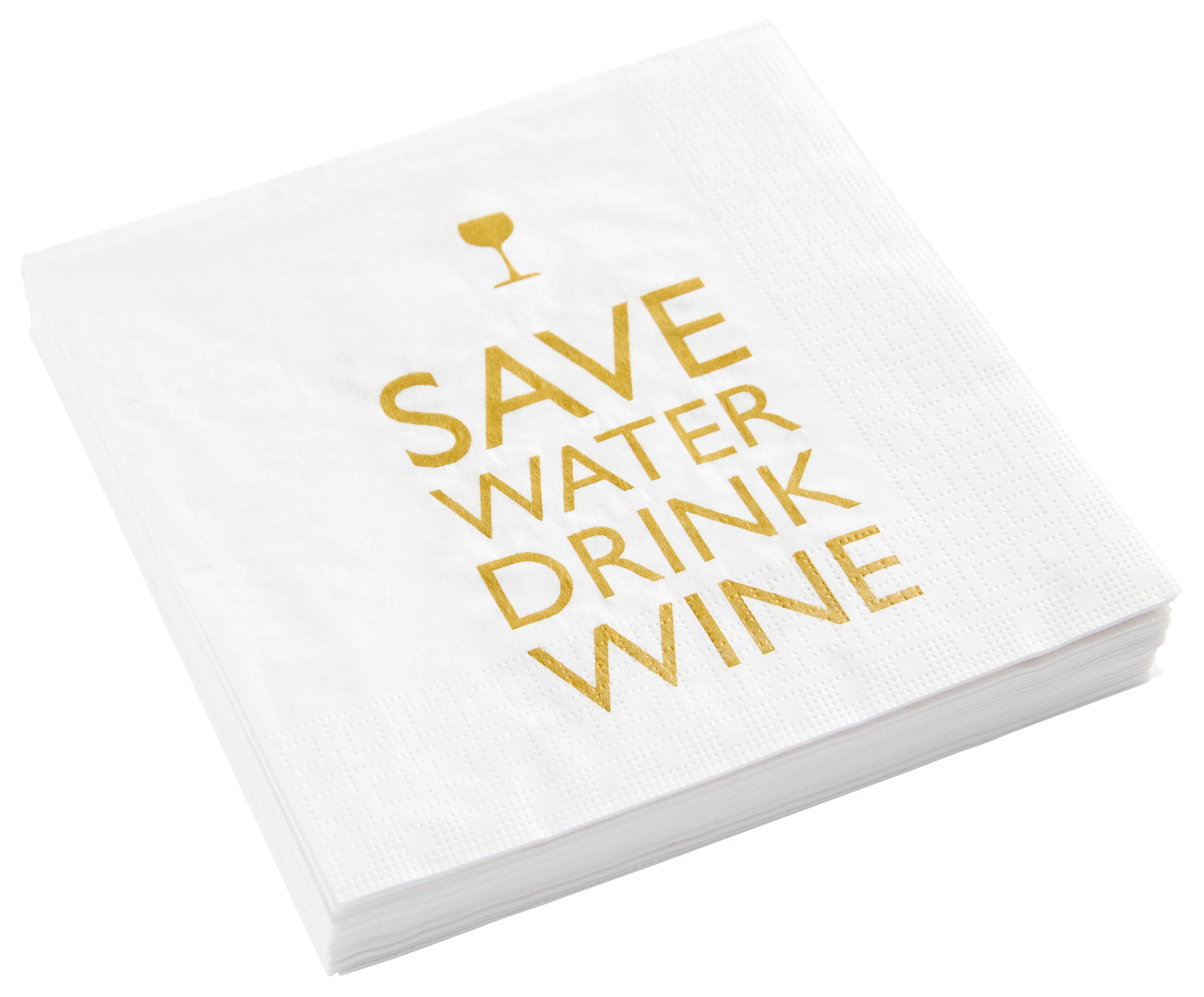 UBROUSEK KAI - bílá/barvy zlata, papír (33cm)