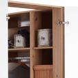 Eckschrank Begehbar mit Regal 120cm Box, Eiche Dekor/Weiß - Eichefarben/Weiß, MODERN, Holzwerkstoff (120/205/150cm) - Ondega