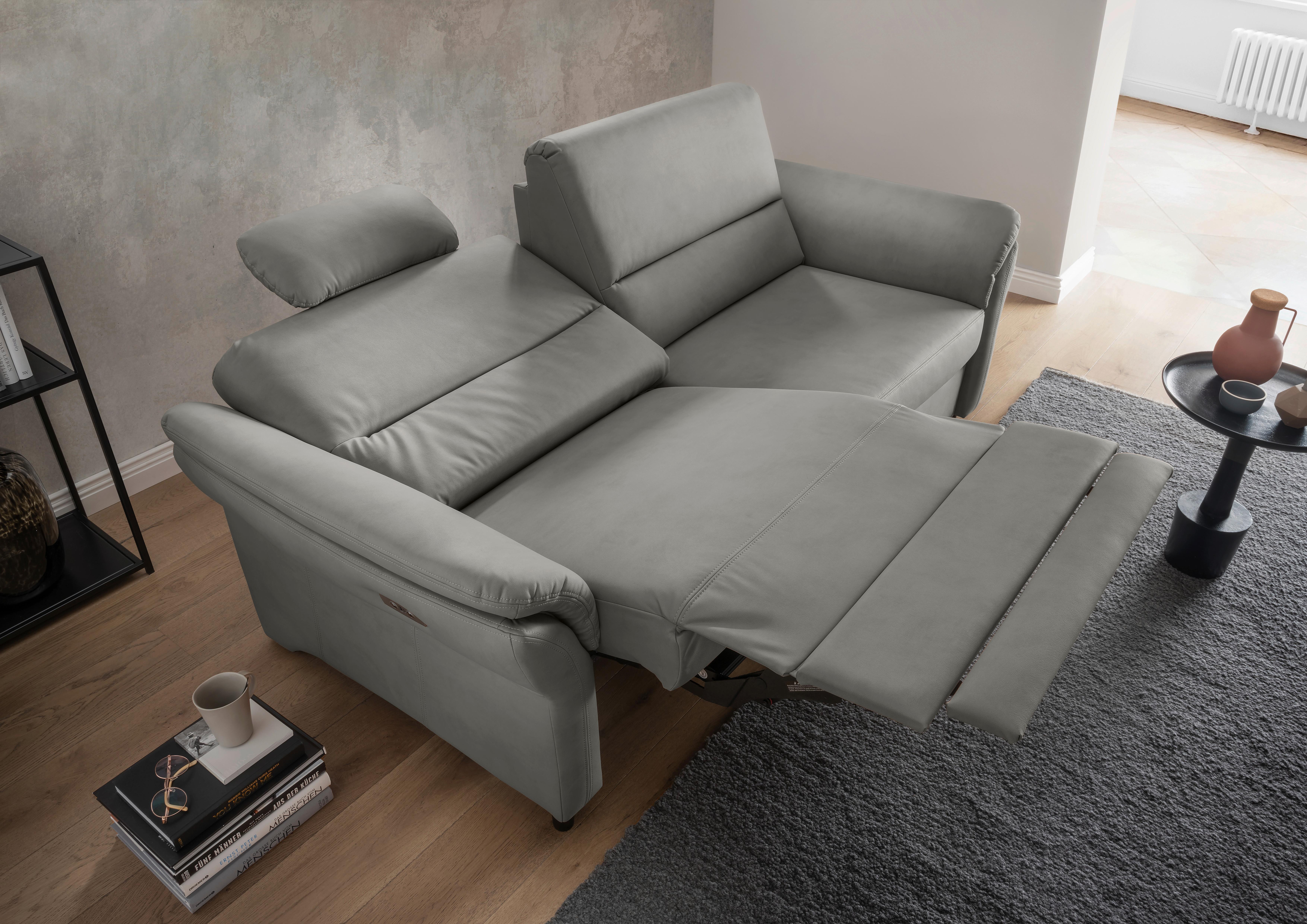 3-Sitzer-Sofa Cavoli, Grau B: 192 cm - Schwarz/Grau, MODERN, Textil (192/90/89cm) - Livetastic