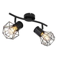 Spotlámpa Antonia - fekete, Modern, fém (34/13/19cm) - Luca Bessoni