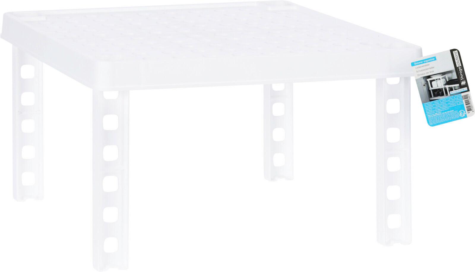 Organizér do kuchyne EASY STORE - bílá, Basics, plast (26/2.5/26cm)