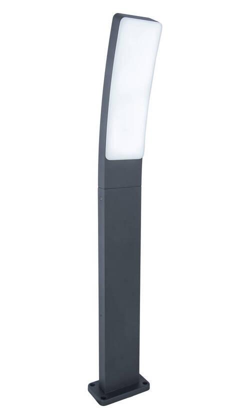 Wegeleuchte Kira 16w Kunststoff Metall - Anthrazit/Weiß, Basics, Kunststoff/Metall (74/12/11,4cm)