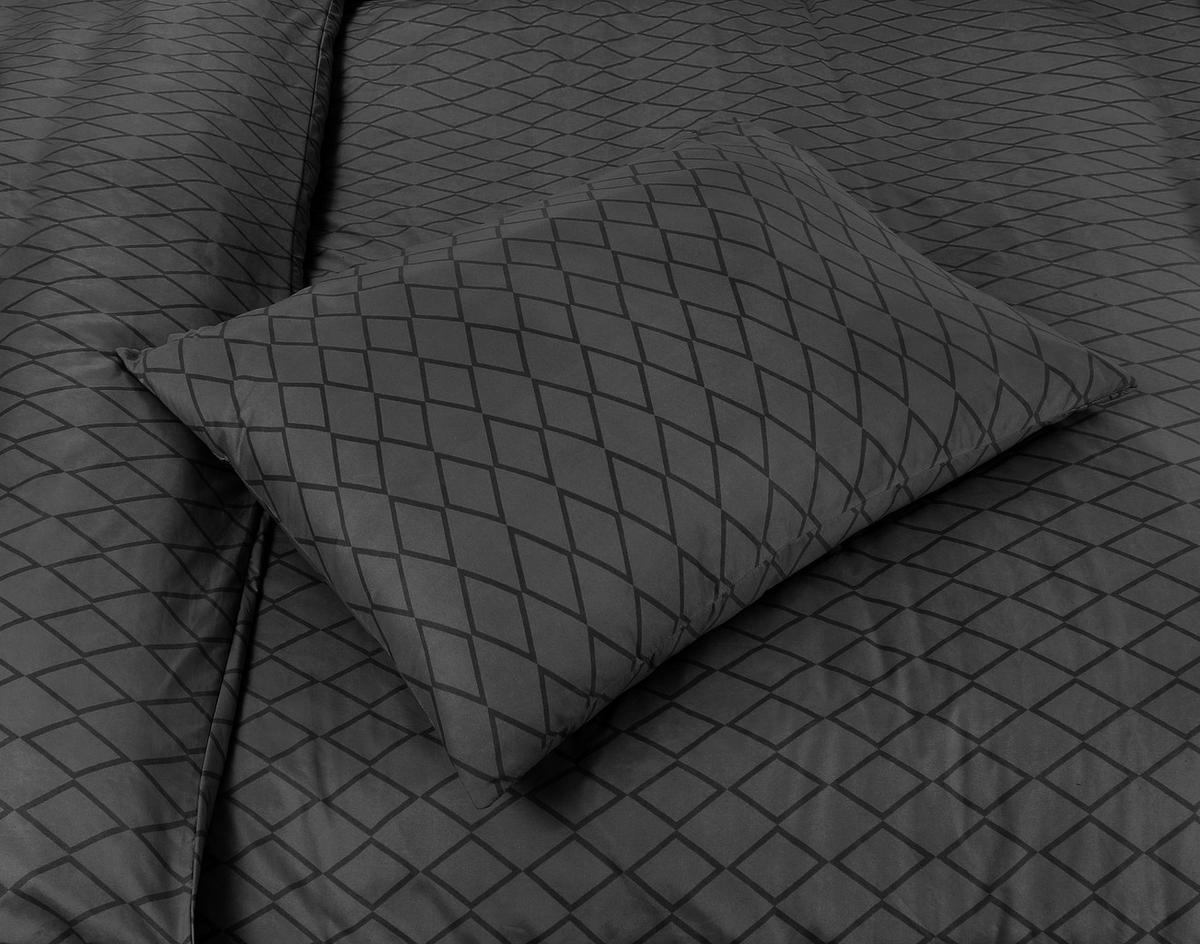 BETTWÄSCHE BOLOGNA - Anthrazit, MODERN, Textil - Luca Bessoni