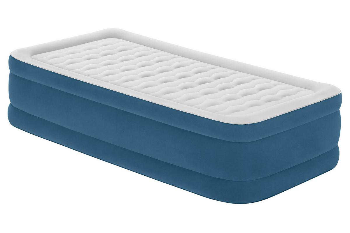 Luftbett Lennard 191x97x46 Cm Bis 150kg, Inkl. Pumpe - Dunkelblau/Grau, KONVENTIONELL, Kunststoff/Metall (191/97/46cm) - Bestway