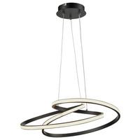 Závěsné LED svítidlo Mofer, 50/120cm, 33 Watt - černá, Moderní, kov/plast (50/120cm) - Premium Living